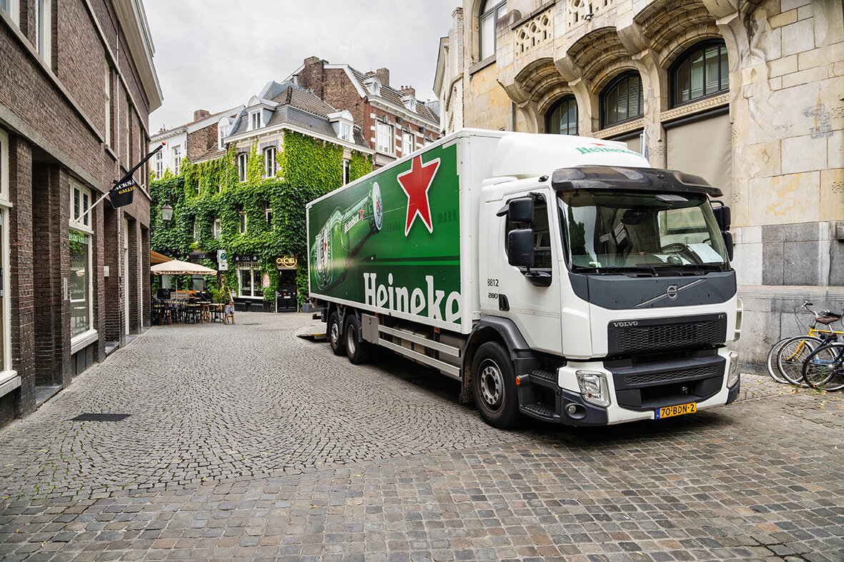 Bevoorrading horeca in Jekerkwartier Maastricht