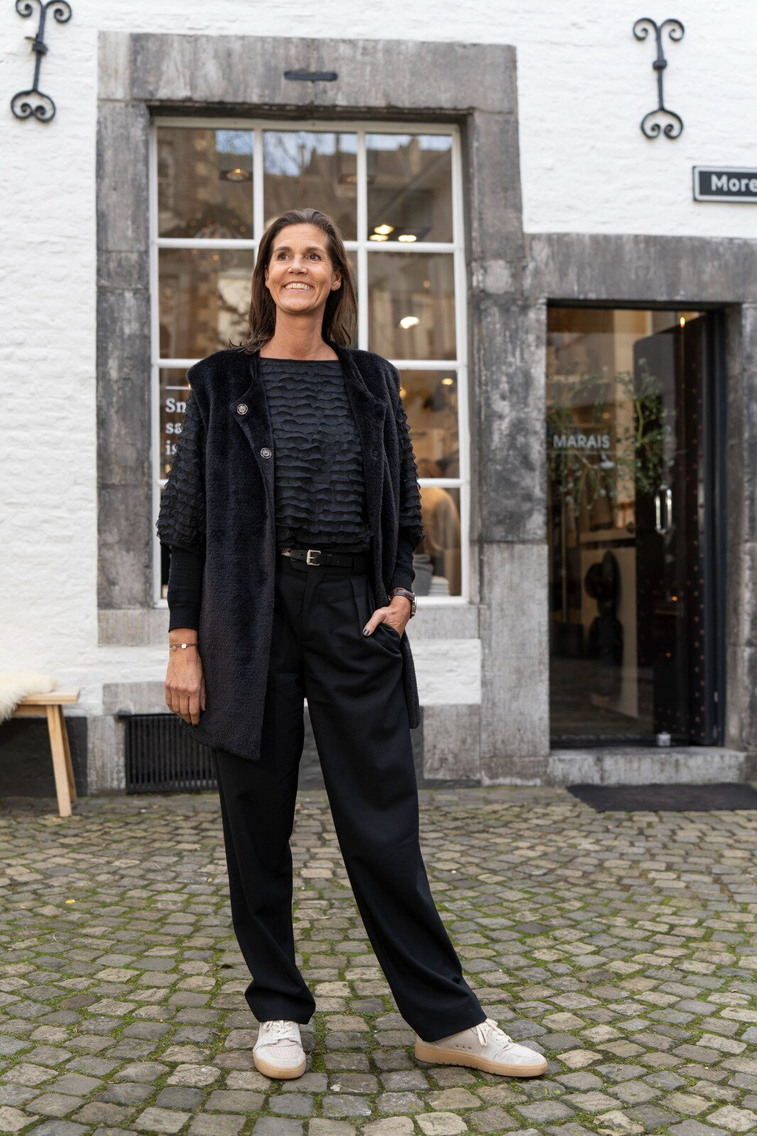 tanja voor le marais in beeld 