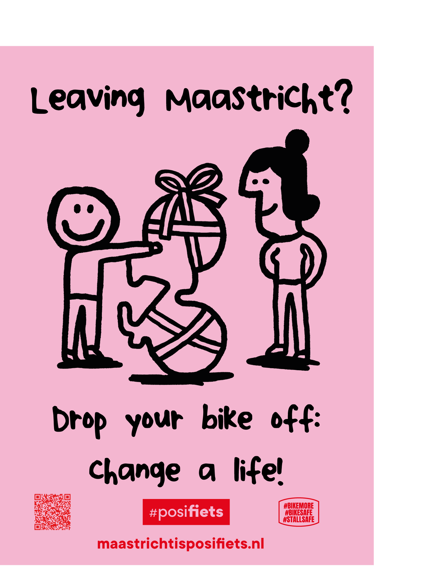 Leaving Maastricht? Drop your bike off: change a life!
