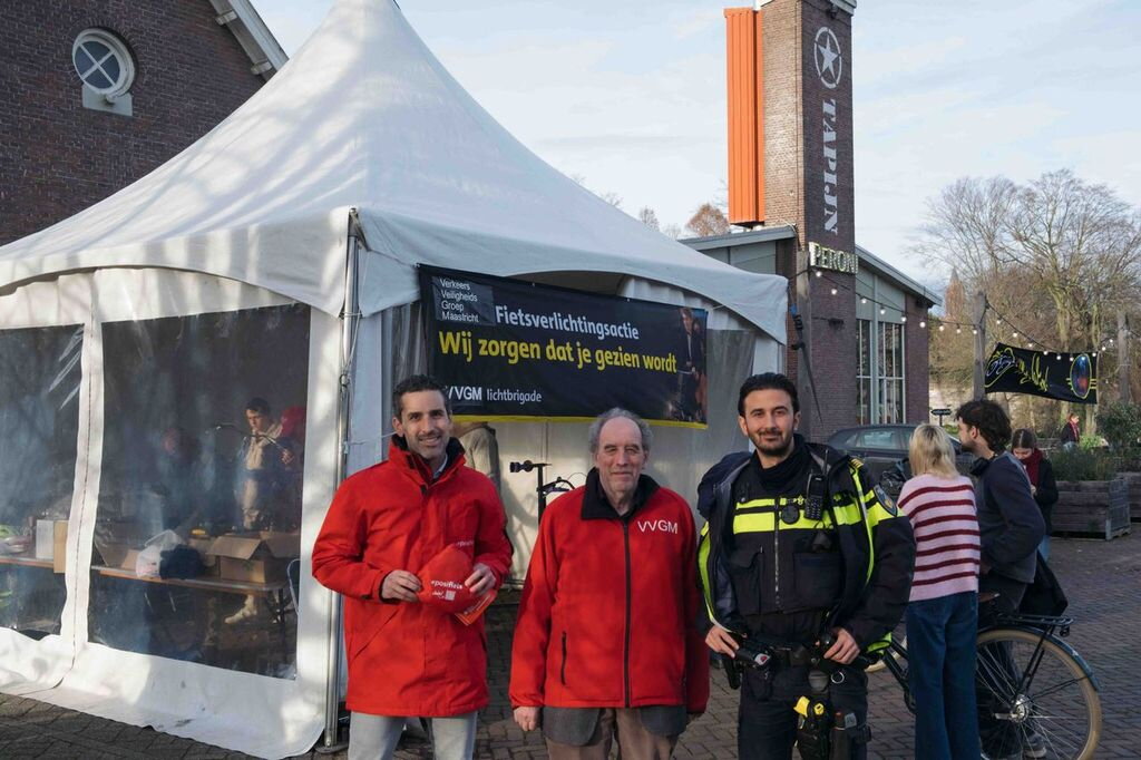 Fietsverlichtingsactie Tapijn